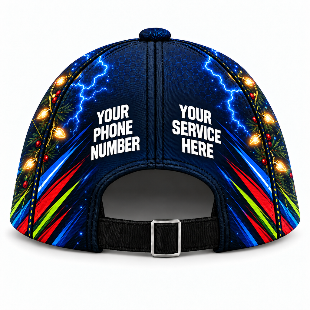 HLN003 personalized cap back product mockup