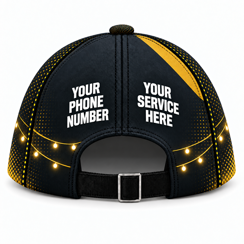 HLN004 personalized cap back product mockup