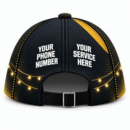HLN004 personalized cap back product mockup