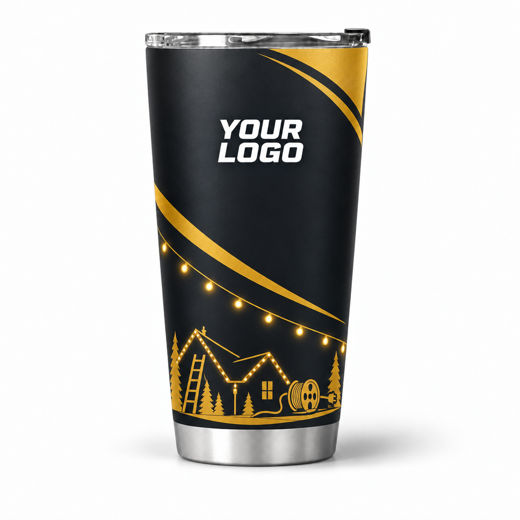HLN004 personalized tumbler 20oz front product mockup