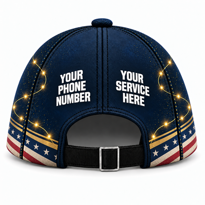 HLN005 personalized cap back product mockup