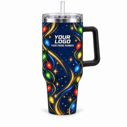 HLN006 personalized tumbler 40oz front product mockup
