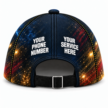 HLN008 personalized cap back product mockup
