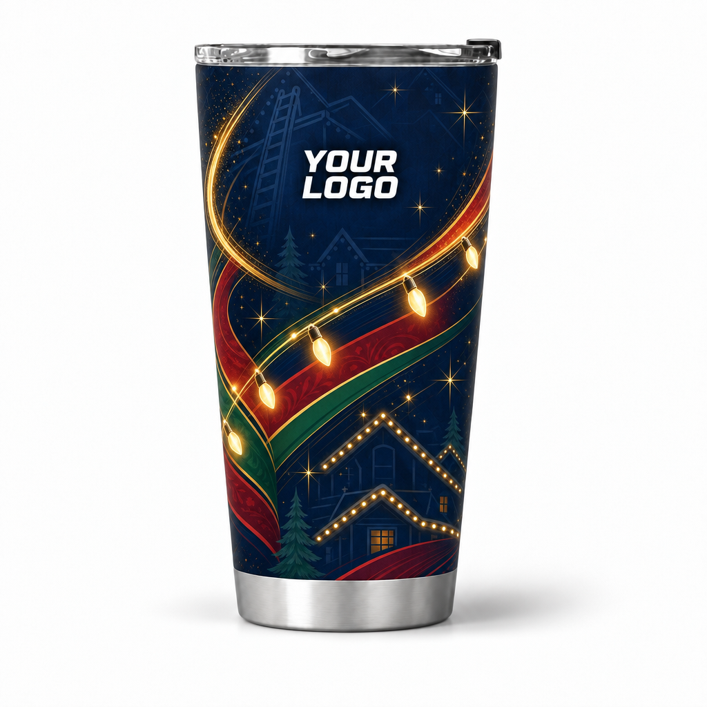 HLN010 personalized tumbler 20oz front product mockup