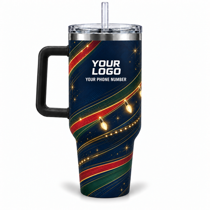 HLN010 personalized tumbler 40oz back product mockup