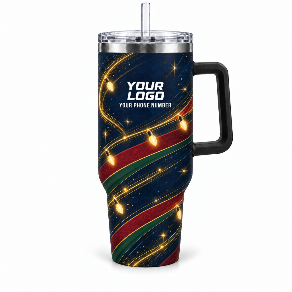 HLN010 personalized tumbler 40oz front product mockup