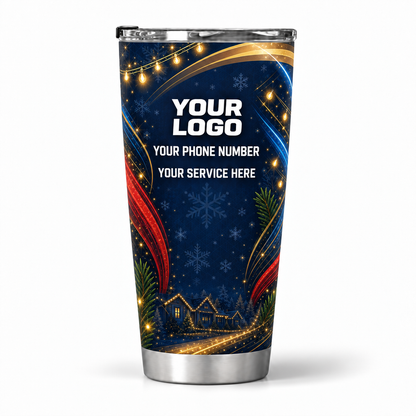 HLN011 personalized tumbler 20oz back product mockup