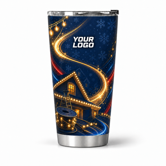 HLN011 personalized tumbler 20oz front product mockup