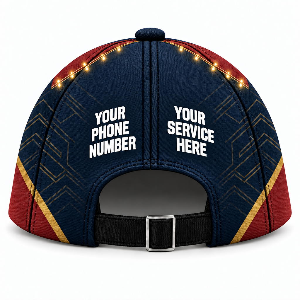 HLN012 personalized cap back product mockup