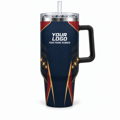 HLN012 personalized tumbler 40oz front product mockup