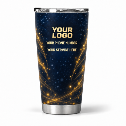 HLN013 personalized tumbler 20oz back product mockup