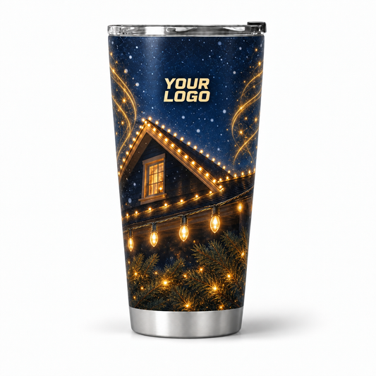 HLN013 personalized tumbler 20oz front product mockup