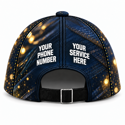HLN014 personalized cap back product mockup
