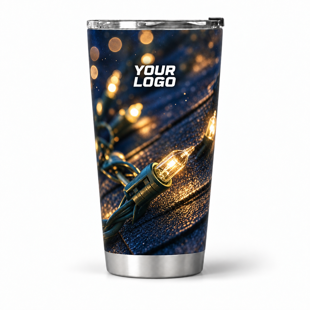HLN014 personalized tumbler 20oz front product mockup