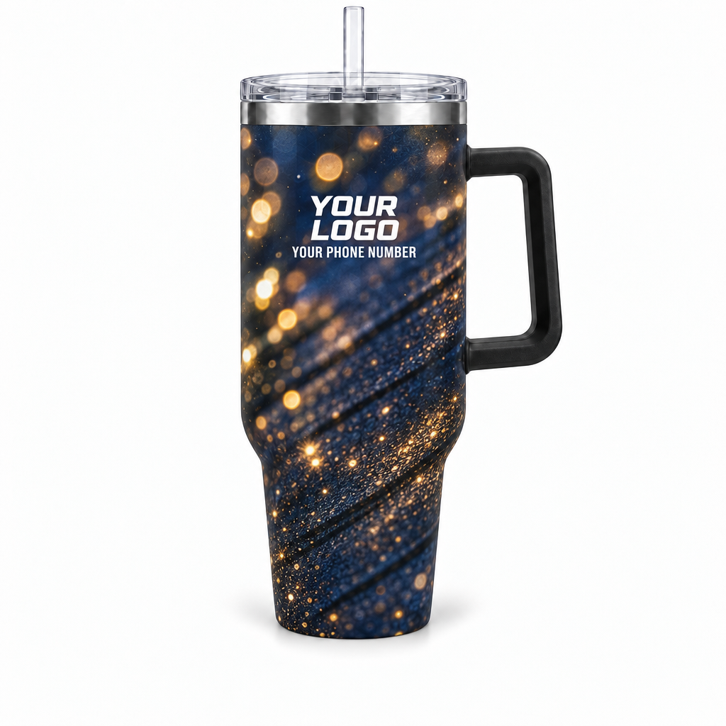 HLN014 personalized tumbler 40oz front product mockup