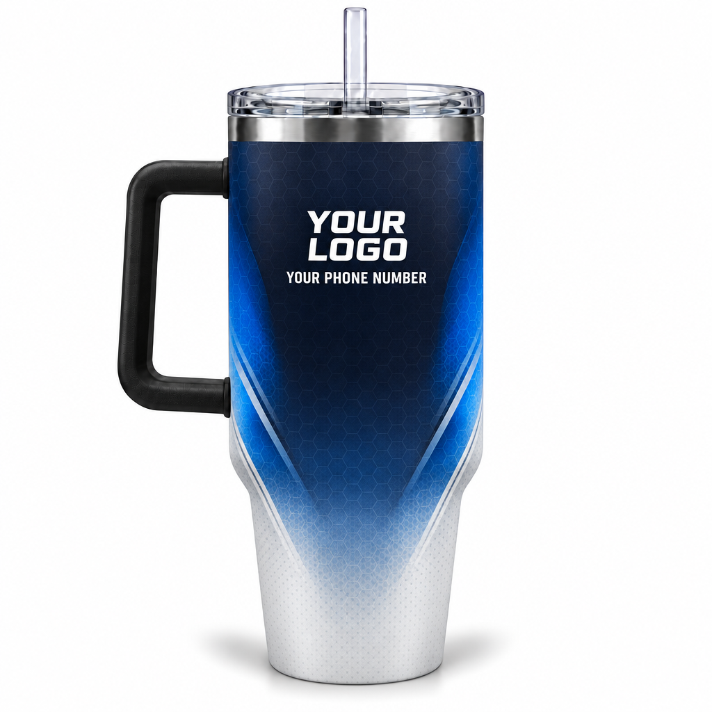 HLN015 personalized tumbler 40oz back product mockup