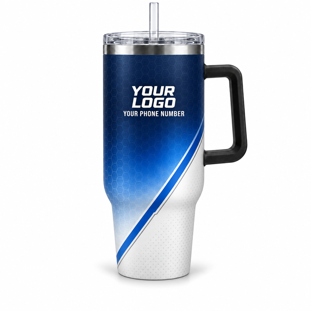 HLN015 personalized tumbler 40oz front product mockup