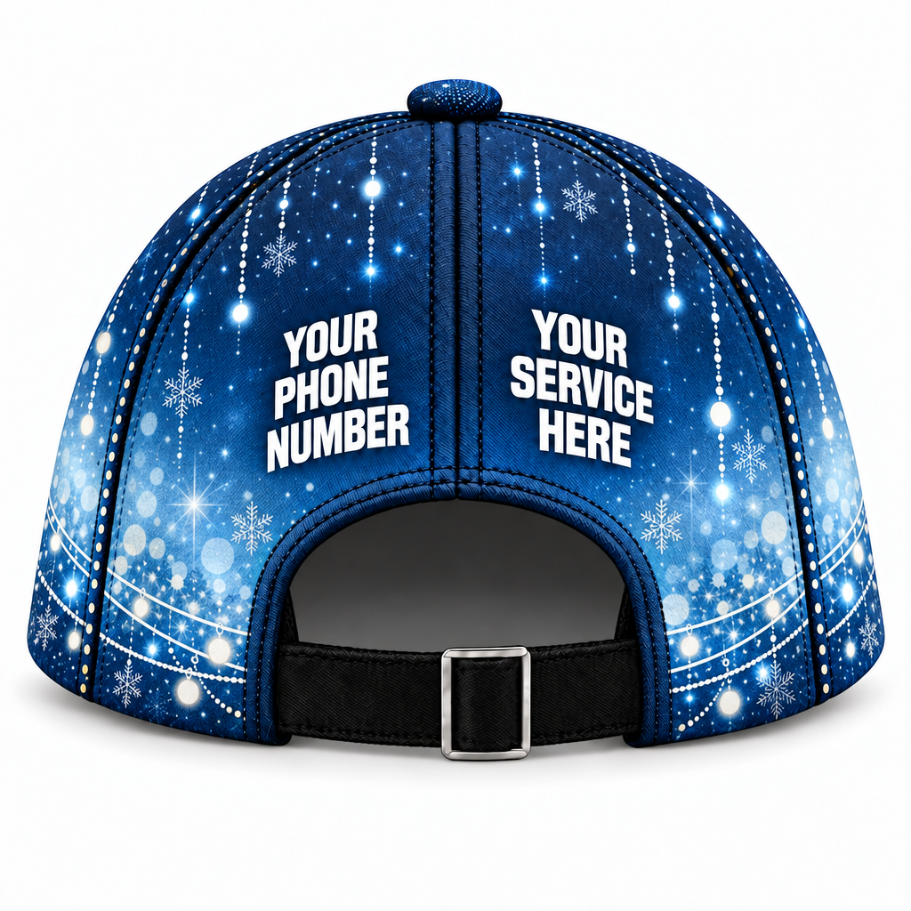 HLN016 personalized cap back product mockup