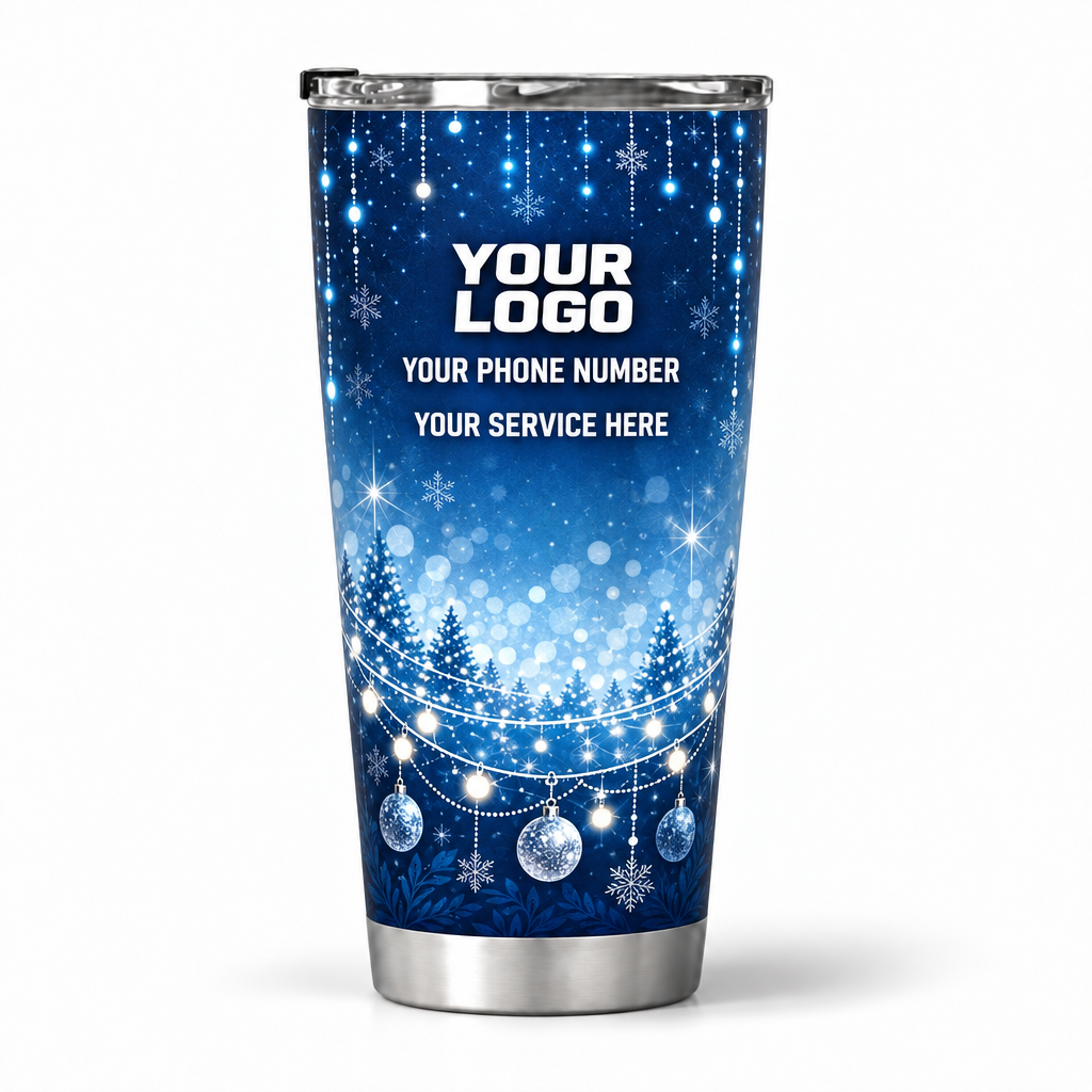 HLN016 personalized tumbler 20oz back product mockup