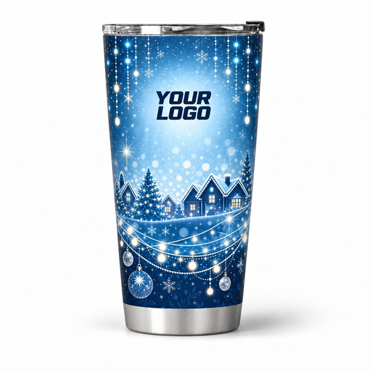 HLN016 personalized tumbler 20oz front product mockup