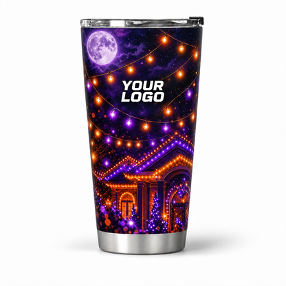HLN018 personalized tumbler 20oz front product mockup