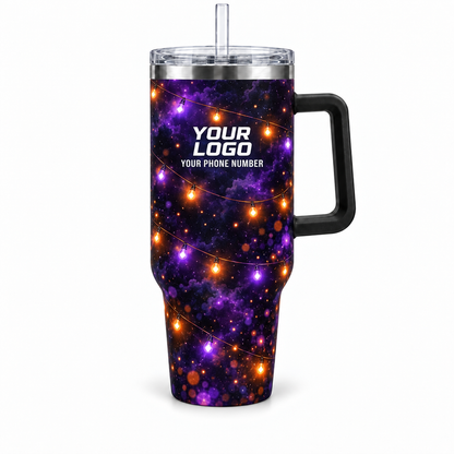 HLN018 personalized tumbler 40oz front product mockup