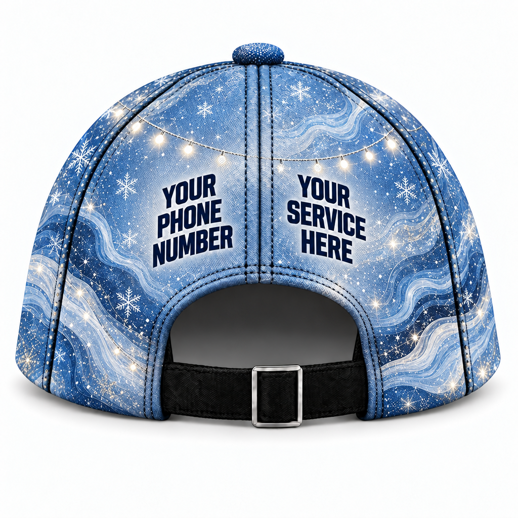 HLN019 personalized cap back product mockup