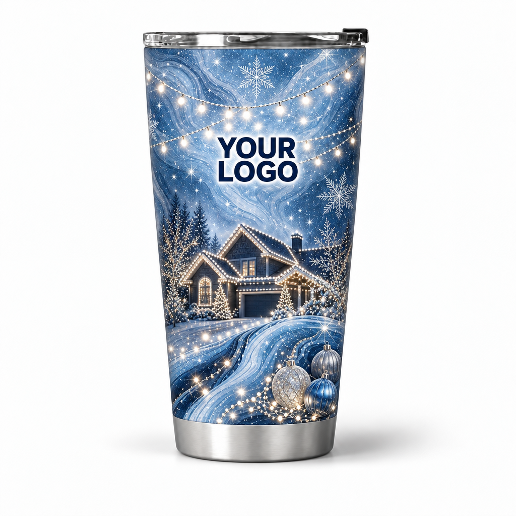 HLN019 personalized tumbler 20oz front product mockup
