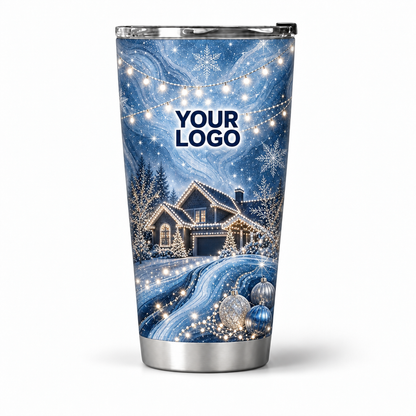 HLN019 personalized tumbler 20oz front product mockup