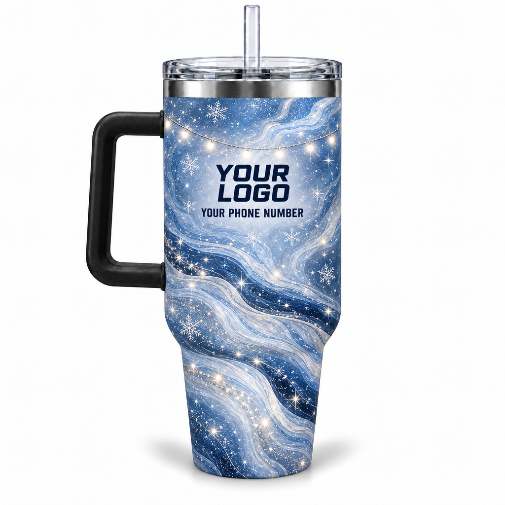 HLN019 personalized tumbler 40oz back product mockup