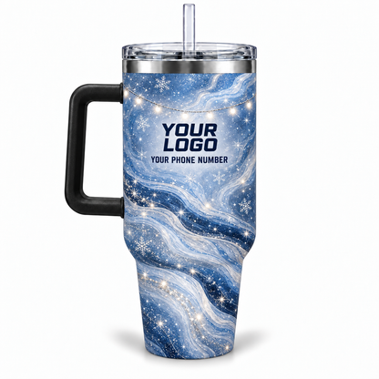 HLN019 personalized tumbler 40oz back product mockup
