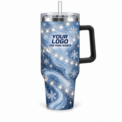 HLN019 personalized tumbler 40oz front product mockup