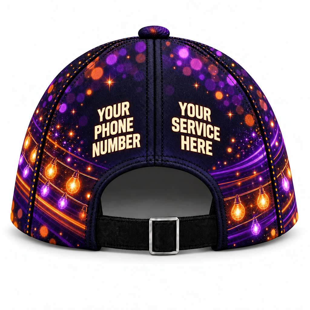 HLN022 personalized cap back product mockup
