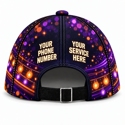 HLN022 personalized cap back product mockup