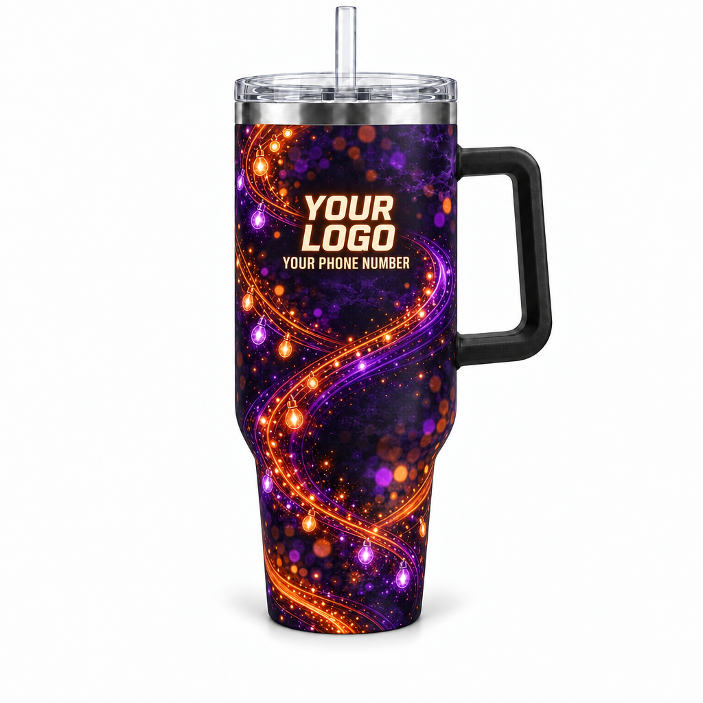 HLN022 personalized tumbler 40oz front product mockup