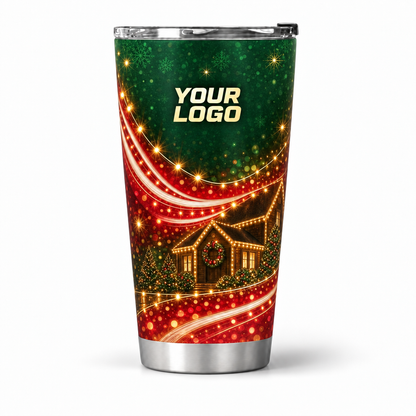 HLN025 personalized tumbler 20oz front product mockup