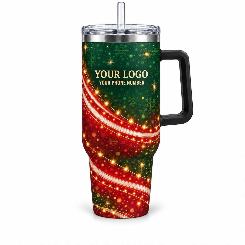 HLN025 personalized tumbler 40oz front product mockup
