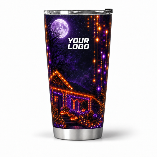 HLN026 personalized tumbler 20oz front product mockup