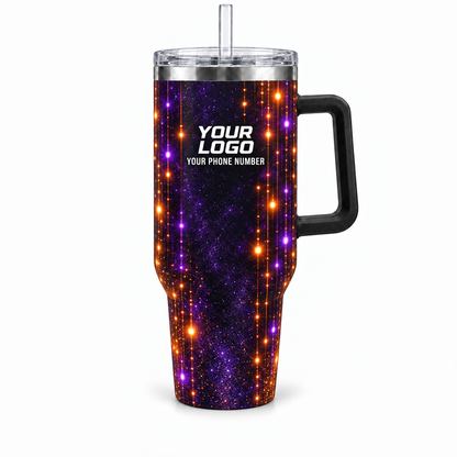 HLN026 personalized tumbler 40oz front product mockup