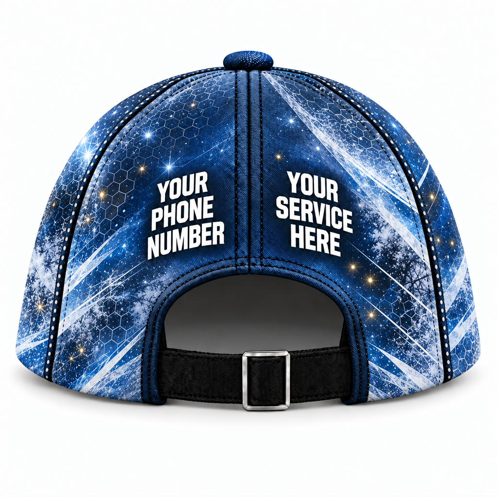 HLN027 personalized cap back product mockup