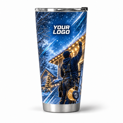 HLN027 personalized tumbler 20oz front product mockup