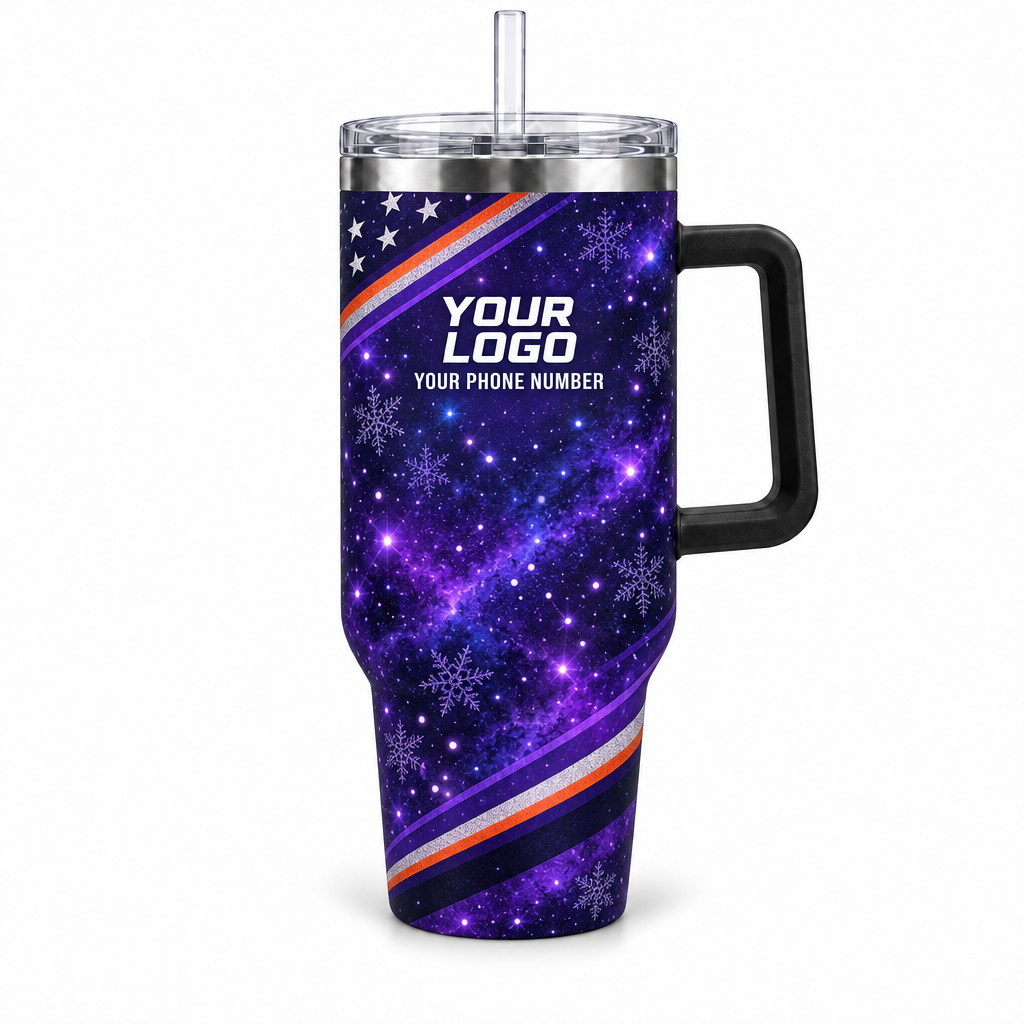 HLN028 personalized tumbler 40oz front product mockup