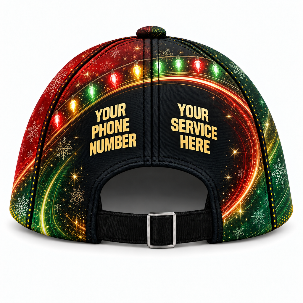 HLN030 personalized cap back product mockup