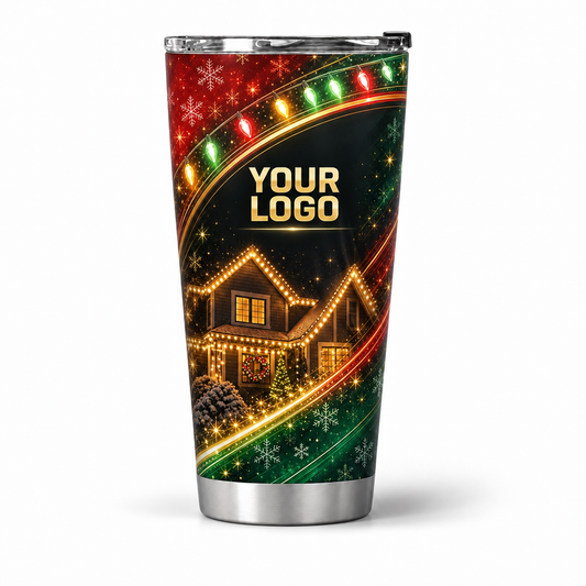 HLN030 personalized tumbler 20oz front product mockup