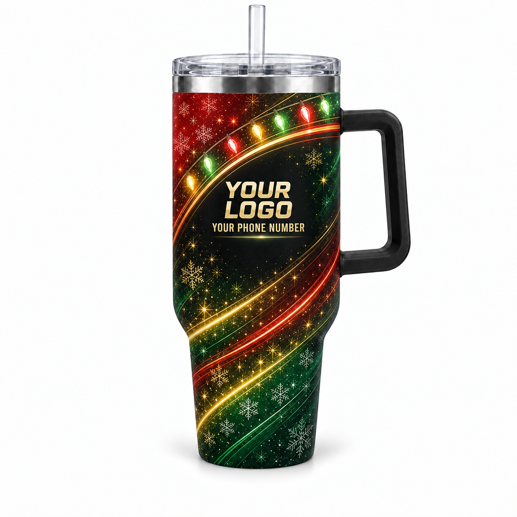 HLN030 personalized tumbler 40oz front product mockup