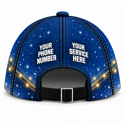 HLN033 personalized cap back product mockup