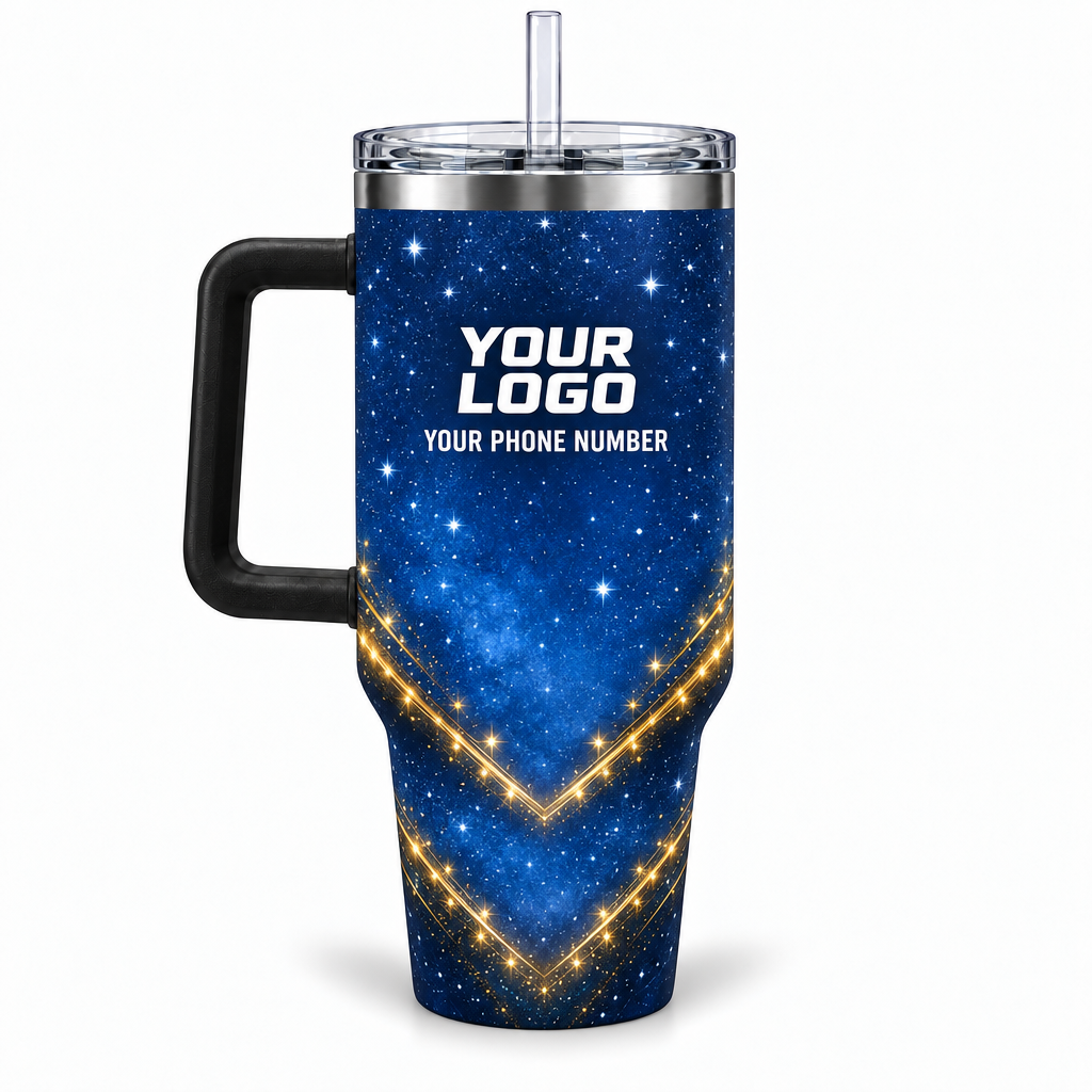 HLN033 personalized tumbler 40oz back product mockup