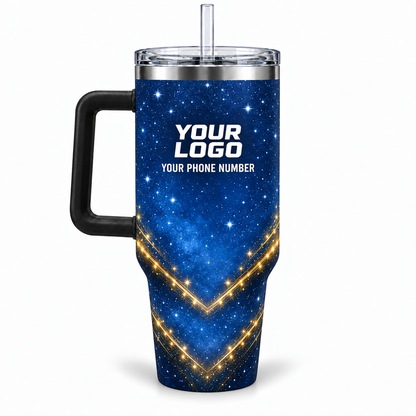 HLN033 personalized tumbler 40oz back product mockup