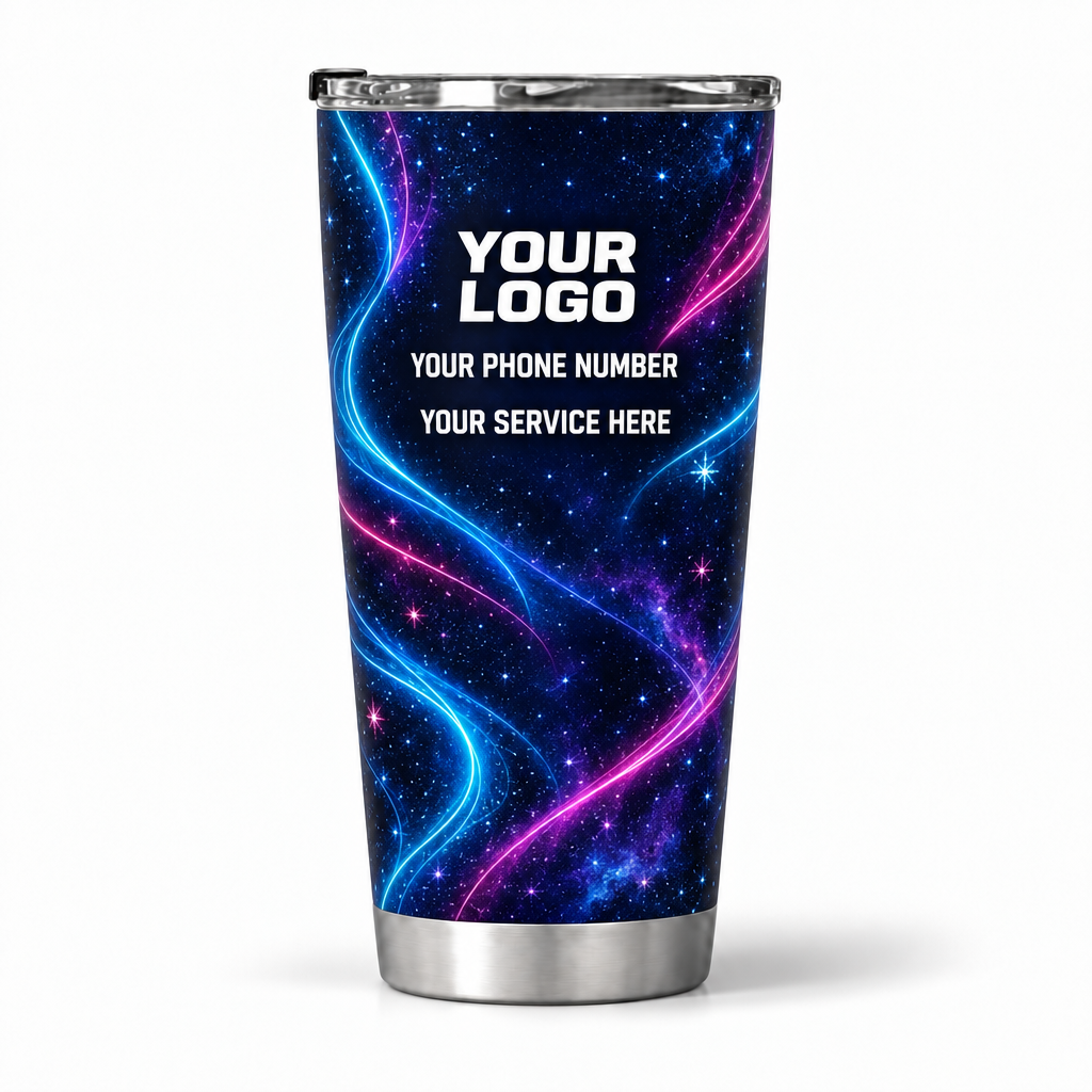 HLN034 personalized tumbler 20oz back product mockup