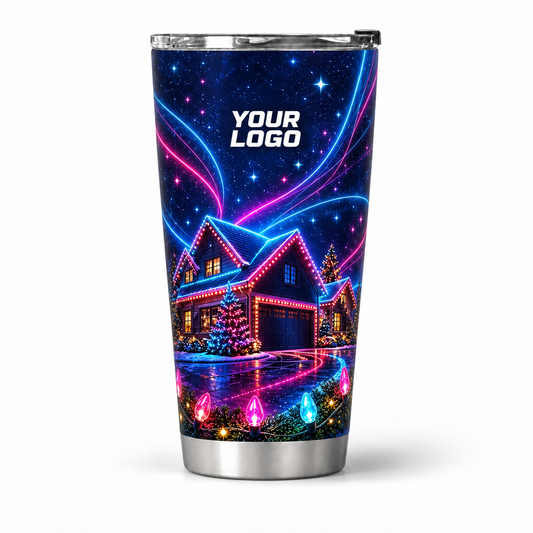 HLN034 personalized tumbler 20oz front product mockup